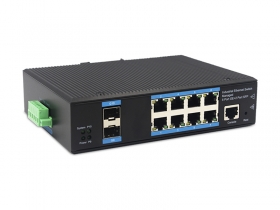 管理型千兆 2光8電工業(yè)級(jí)POE交換機(jī)