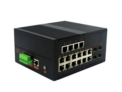 工業級（NT品牌）管理型千兆4光16電工業級交換機