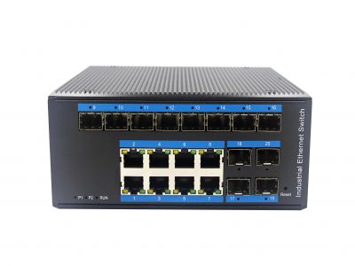 YH6128BGS-SFP管理型工業交換機