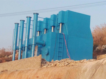 重力式一體化凈水設備安裝完成